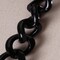 1 Yard 20mm Black Vogue Shiny Finish Chunky Lightweight Chain Trim for Jewelry and Bag Straps